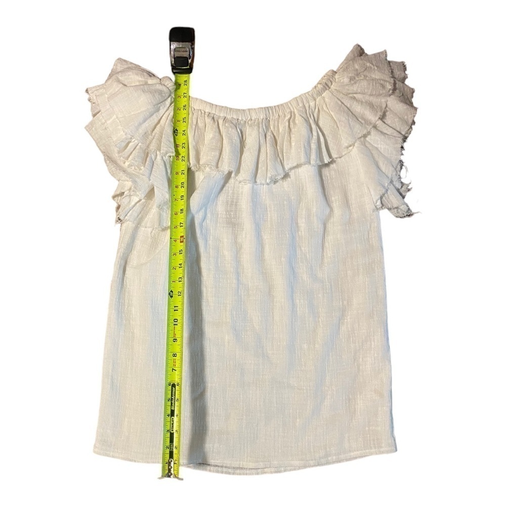 Sir The Label New Off White Chessa Cotton Off Shoulder Mini Dress 1 Small Nwt — image 6 of 8